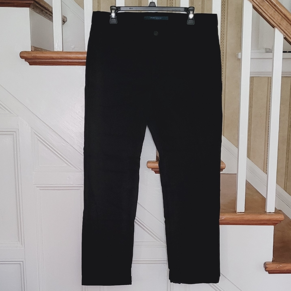 PERRY ELLIS Straight Leg Black Jeans Size 34 X 30